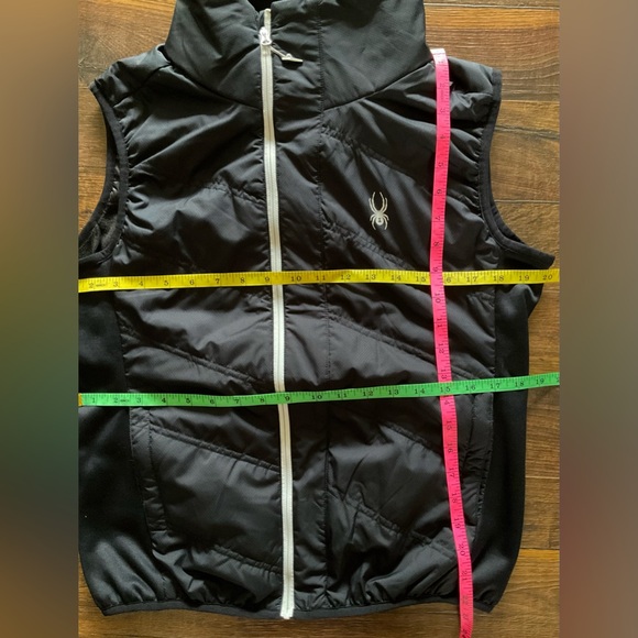 Spyder Black Light Puffer Vest Size Medium 8/10 - Picture 10 of 10